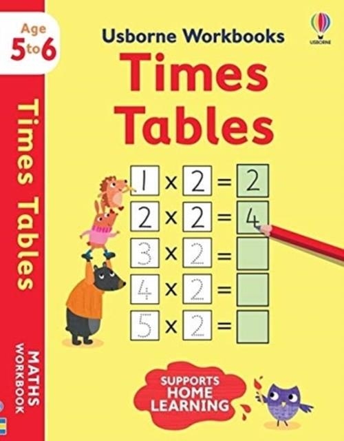 USBORNE WORKBOOKS TIMES TABLES 5-6 | 9781474990950 | HOLLY BATHIE ,  MADDIE FROST