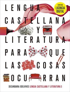 LENGUA CASTELLANA Y LITERATURA 3.º ESO  PQLCO (CON LICENCIAS 2021) | 9788414034804