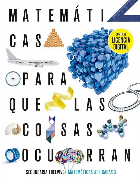 MATEMÁTICAS APLICADAS 3.º ESO PQLCO (CON LICENCIAS 2021) | 9788414034859