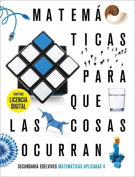 MATEMÁTICAS APLICADAS 4.º ESO PQLCO (CON LICENCIAS 2021) | 9788414034910