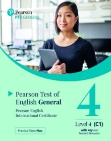 PTE PRACTICE TEST PLUS PTE GENERAL C1-C2 PAPER BASED WITH KEY APP & PEP PACK | 9781292353593