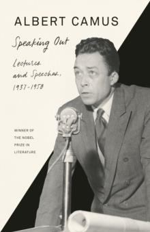 SPEAKING OUT | 9780525567233 | ALBERT CAMUS