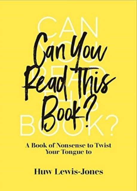 CAN YOU READ THIS BOOK? | 9780712354653 | HUW LEWIS-JONES