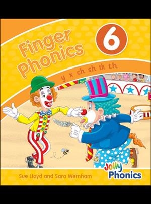 FINGER PHONICS 6 IN PRINT LETTERS (2021) | 9781844146482 | Sara Wernham