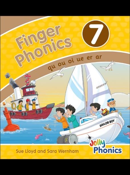 FINGER PHONICS 7 IN PRINT LETTERS (2021) | 9781844146499 | Sara Wernham