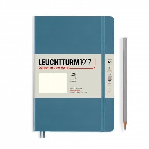 NOTEBOOK MEDIUM A5, TAPA BLANDA, LISA RISING STONE BLUE | 4004117588082
