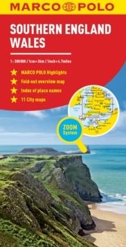 SOUTHERN ENGLAND AND WALES MARCO POLO MAP | 9783829755740 | MARCO POLO ED