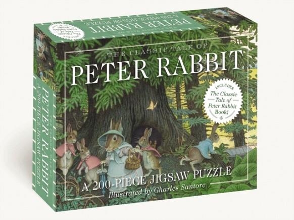 THE CLASSIC TALE OF PETER RABBIT 200-PIECE JIGSAW PUZZLE AND BOOK  | 9781646430796 | BEATRIX POTTER