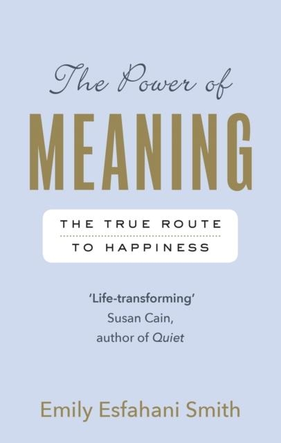THE POWER OF MEANING : THE TRUE ROUTE TO HAPPINESS | 9781846044656 | EMILY ESFAHANI SMITH 