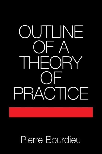 OUTLINE OF A THEORY OF PRACTICE | 9780521291644 | PIERRE BOURDIEU