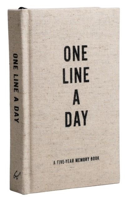 CANVAS ONE LINE A DAY : A FIVE-YEAR MEMORY JOURNAL | 9781452174792