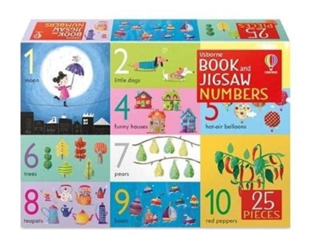 BOOK AND JIGSAW NUMBERS | 9781474995757 | FELICITY BROOKS