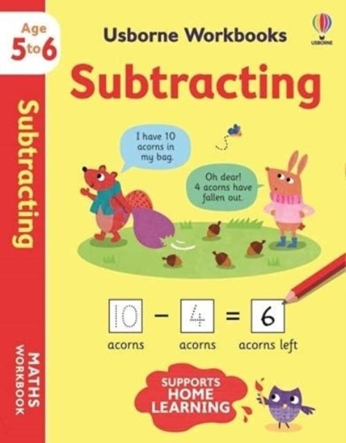 USBORNE WORKBOOKS SUBTRACTING 5-6 | 9781801313469 | HOLLY BATHIE