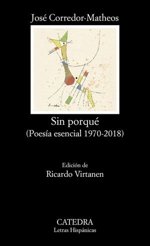 SIN PORQUÉ | 9788437641638 | JOSÉ CORREDOR-MATHEOS