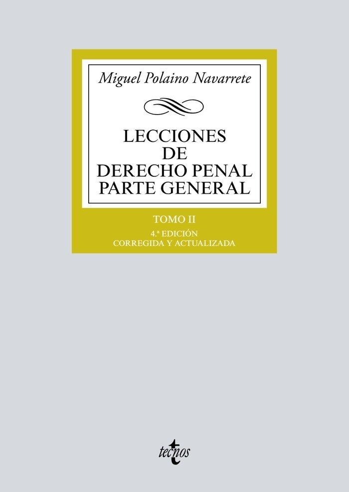 LECCIONES DE DERECHO PENAL PARTE GENERAL | 9788430984107