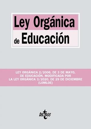 LEY ORGÁNICA DE EDUCACIÓN | 9788430982158