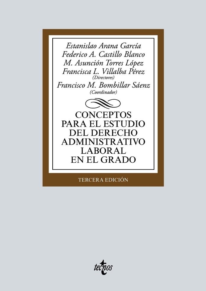 CONCEPTOS PARA EL ESTUDIO DEL DERECHO ADMINISTRATIVO LABORAL EN EL GRADO | 9788430982257