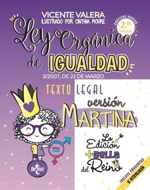 LEY ORGÁNICA DE IGUALDAD. VERSIÓN MARTINA | 9788430982165