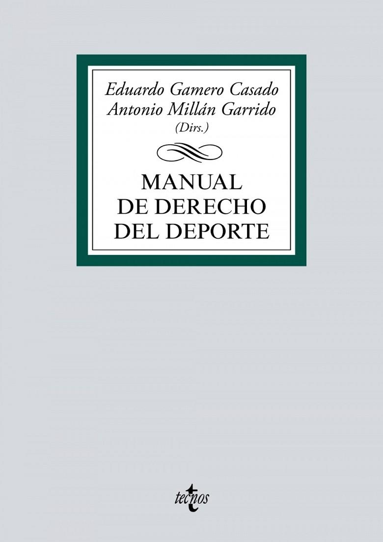 MANUAL DE DERECHO DEL DEPORTE | 9788430981984