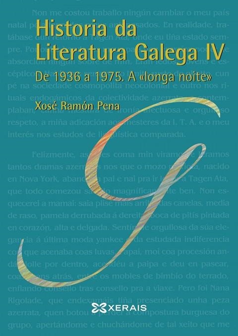 HISTORIA DA LITERATURA GALEGA IV | 9788491214816