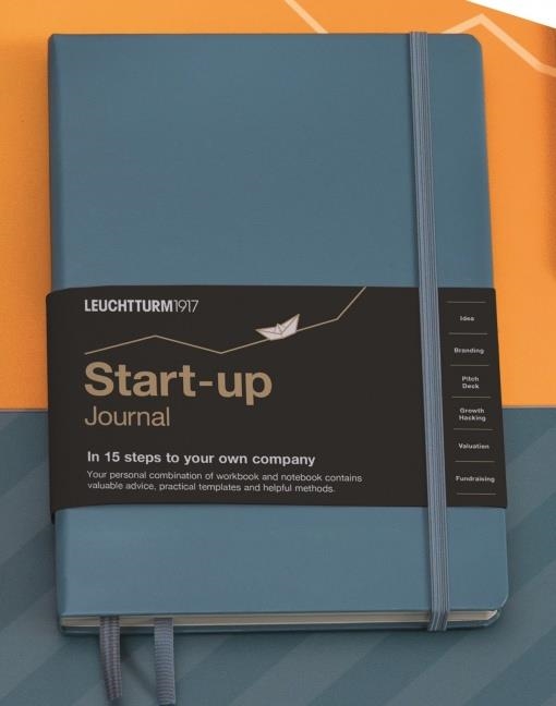 START-UP JOURNAL STONE BLUE, A5, 100 G/M ENGLISH | 4004117592287