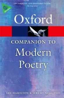 THE OXFORD COMPANION TO MODERN POETRY IN ENGLISH | 9780198704850 | IAN HAMILTON, JEREMY NOEL-TOD