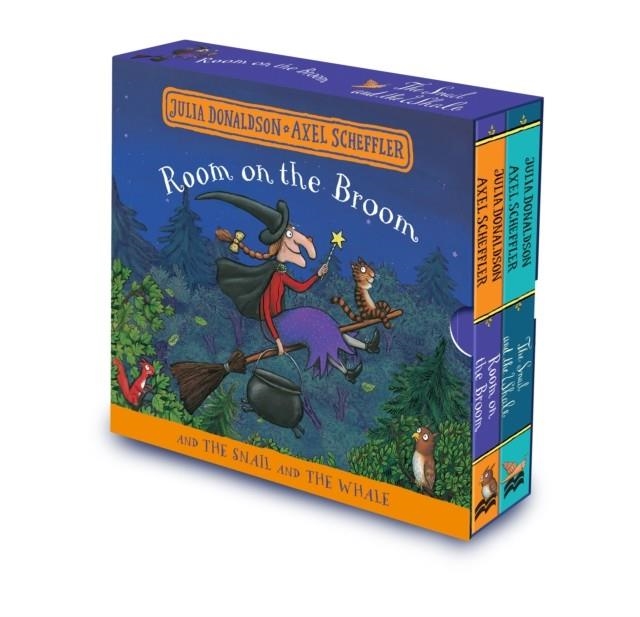 ROOM ON THE BROOM AND THE SNAIL AND THE WHALE BOARD BOOK GIFT SLIPCASE | 9781529046465 | JULIA DONALDSON