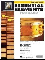ESSENTIAL ELEMENTS FOR BAND - PERCUSSION/KEYBOARD PERCUSSION BOOK 1 WITH EEI | 9780634003271 | HAL LEONARD CORP