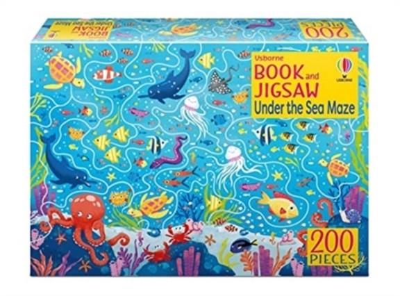 BOOK AND JIGSAW UNDER THE SEA MAZE | 9781801310918 | SAM SMITH