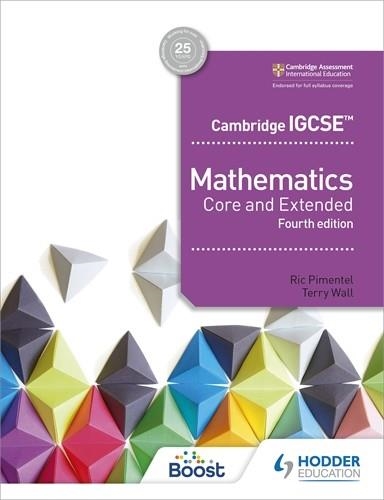 CAMBRIDGE IGCSE MATHEMATICS CORE AND EXTENDED 4TH EDITION BOOST EBOOK DIGITAL | 9781398333871