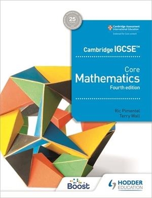 CAMBRIDGE IGCSE CORE MATHEMATICS 4TH EDITION BOOST EBOOK DIGITAL | 9781398354951