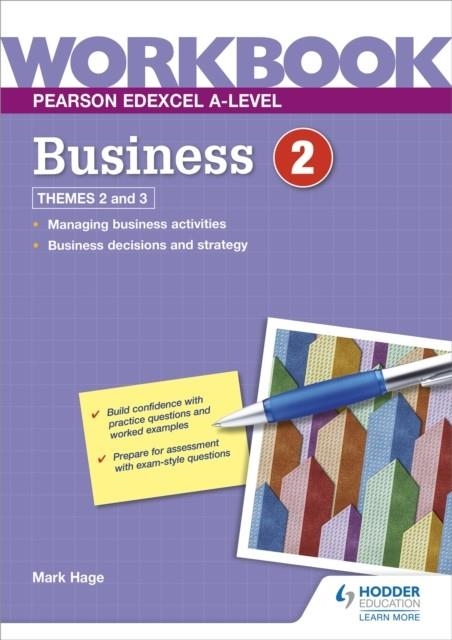 PEARSON EDEXCEL A-LEVEL BUSINESS WORKBOOK 2 | 9781398358683