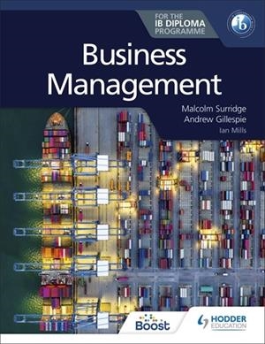 BUSINESS MANAGEMENT FOR THE IB DIPLOMA BOOST EBOOK BOOST UNIT EBOOK DIGITAL | 9781398355286
