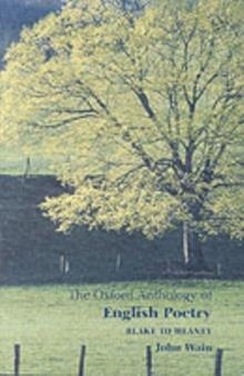 THE OXFORD ANTHOLOGY OF ENGLISH POETRY VOLUME II: BLAKE TO HEANEY | 9780192804228 | JOHN WAIN