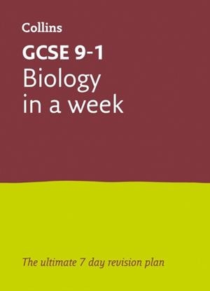 GCSE 9-1 BIOLOGY IN A WEEK | 9780008276041