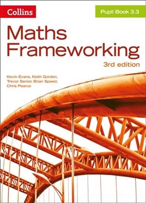 COLLINS MATHS FRAMEWORKING PUPIL BOOK 3.3 3RD | 9780007537792