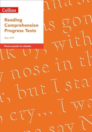 YEAR 6/P7 READING COMPREHENSION PROGRESS TESTS | 9780008333485