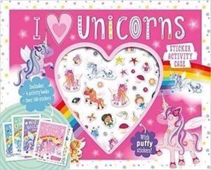 I LOVE UNICORNS STICKER ACTIVITY CASE | 9781800586628 | MAKE BELIEVE IDEAS