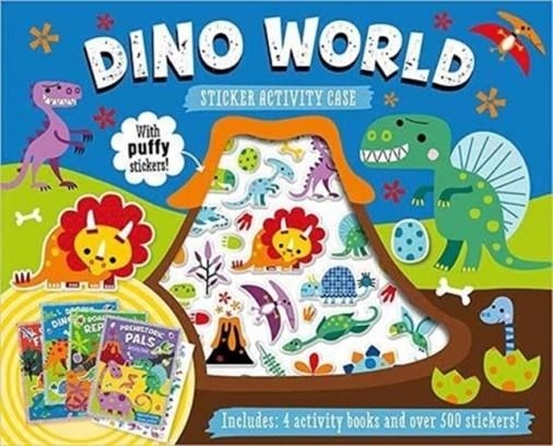 DINO WORLD STICKER ACTIVITY CASE | 9781800586703 | MAKE BELIEVE IDEAS