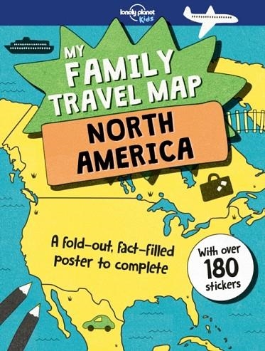 MY FAMILY TRAVEL MAP - NORTH AMERICA | 9781787013223