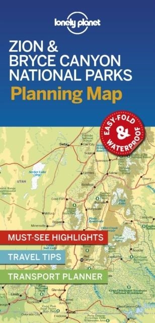 ZION & BRYCE CANYON NATIONAL PARKS MAP 1 | 9781788686167