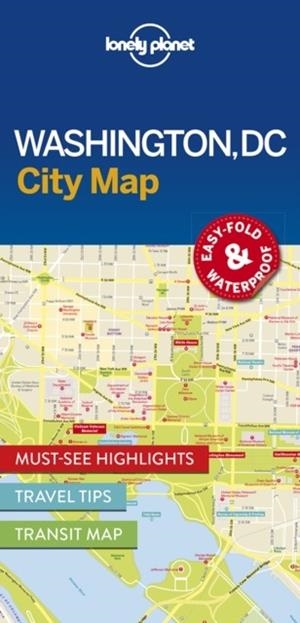 WASHINGTON DC CITY MAP 1 | 9781786577849 | LONELY PLANET