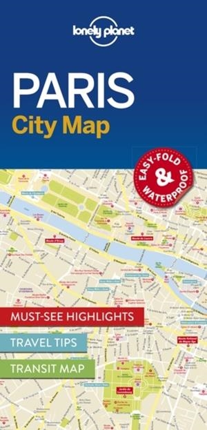 PARIS CITY MAP 1 | 9781786574152 | LONELY PLANET