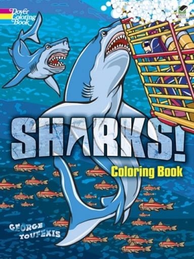SHARKS! COLORING BOOK | 9780486490281 | TOUFEXIS