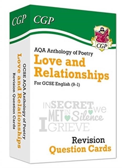 GCSE English: AQA Love & Relationships Poetry Anthology - Revision Question Cards | 9781789083705