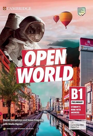 PET OPEN WORLD B1 PRELIMINARY ENGLISH FOR SPANISH SPEAKERS SELF-STUDY PACK UPDATED (SB+WB+KEY) | 9788413224022