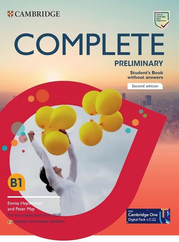 PET COMPLETE PRELIMINARY 2E ENGLISH FOR SPANISH SPEAKERS  STUDENT'S PACK UPDATED NO KEY | 9788413223940