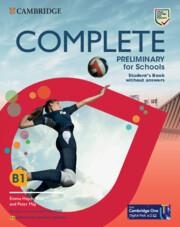 PET COMPLETE PRELIMINARY FOR SCHOOLS ENGLISH FOR SPANISH SPEAKERS SB NO KEY | 9788413224169