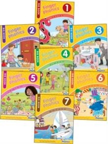 FINGER PHONICS BIG BOOKS 1-7 : IN PRECURSIVE LETTERS | 9781844146741 | Sara Wernham