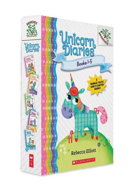 UNICORN DIARIES BOX SET 1-5 | 9781338752335 | REBECCA ELLIOTT